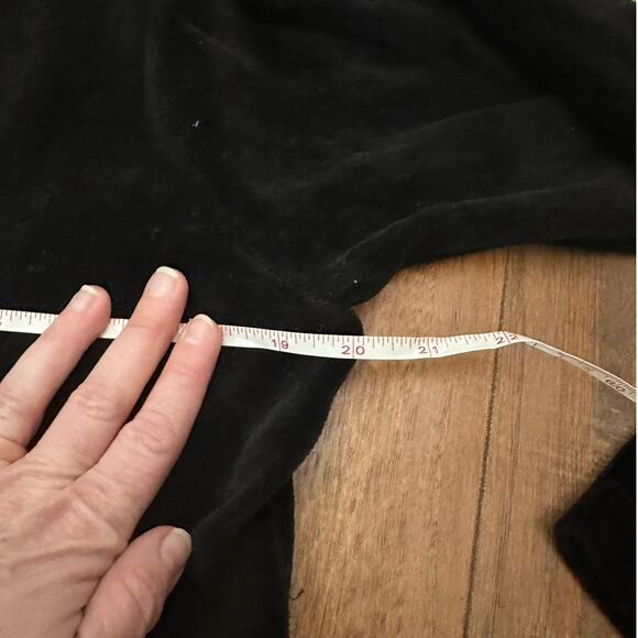 Vintage April Cornell Trading Velvet Maxi Dress with Scarf Size Large - Picture 6 of 8